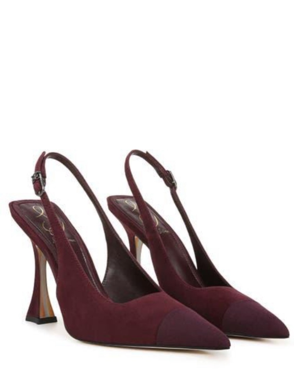 Odette Slingback Pump in Parisian Plum Suede